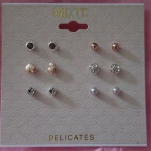 MIXIT delicates 6x pairs of earrings